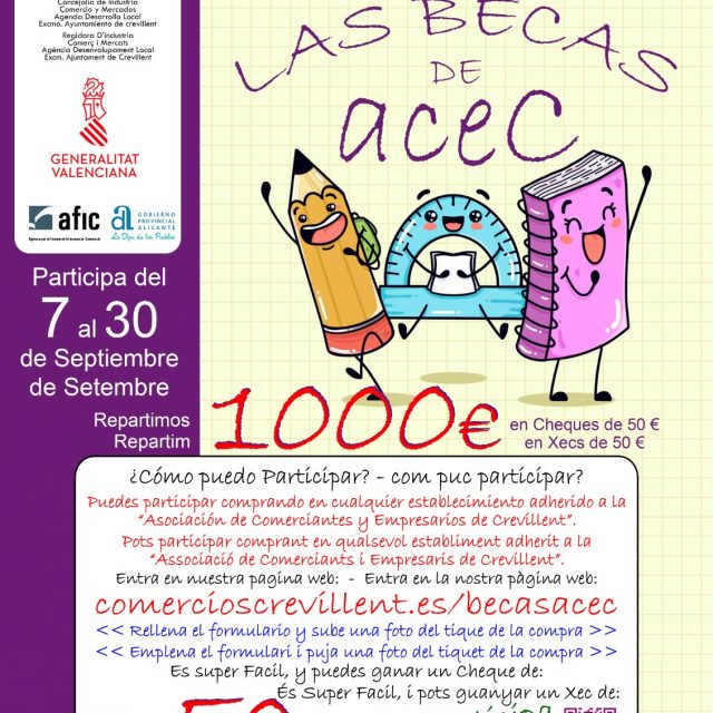La ACEC sorteará 1000 € en becas