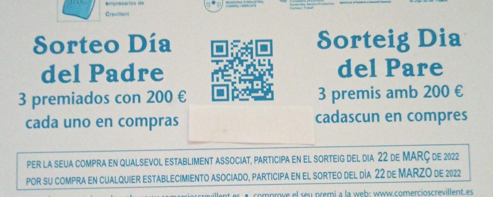 Números del  sorteo del día del padre 2022