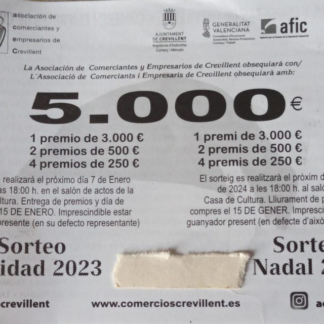 Sorteo Navidad 2023