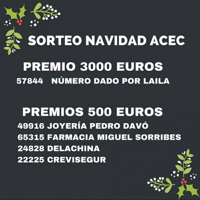La ACEC organiza una nueva edición de la campaña del «Sorteo del Millón»