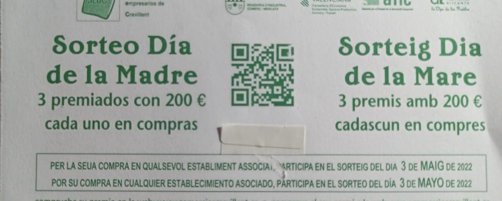 Números del sorteo del día de la madre 2022