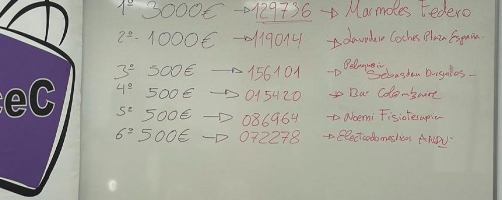 Campaña sorteo de Navidad