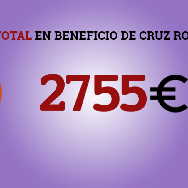 Entrega del cheque con la recaudación del Telemaratón solidario a Cruz Roja Crevillent