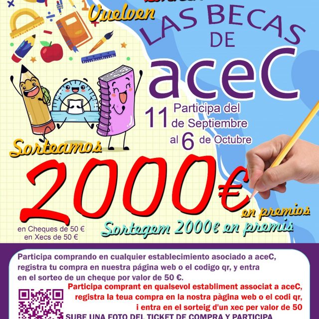Sorteo Becas acec 2023